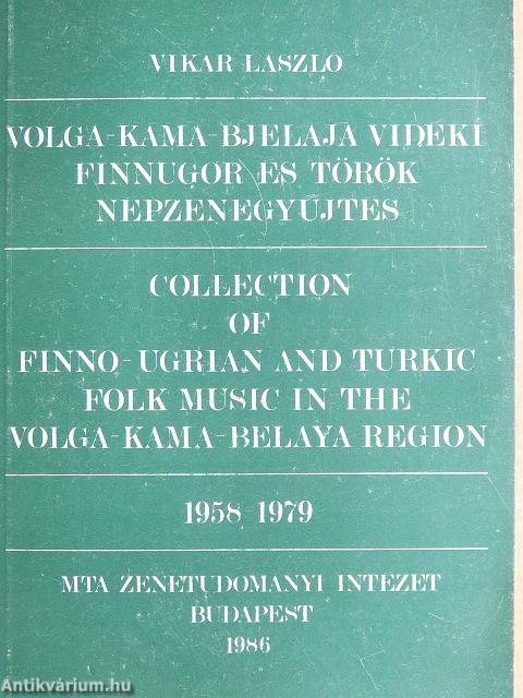 Volga-Káma-Bjelaja vidéki finnugor és török népzenegyűjtés