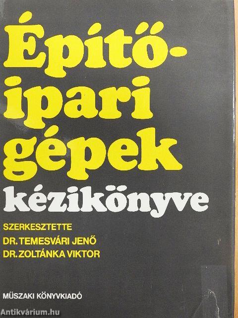 Építőipari gépek kézikönyve