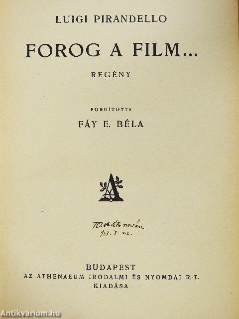 Forog a film...