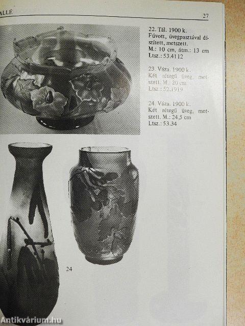 Szecessziós üvegek