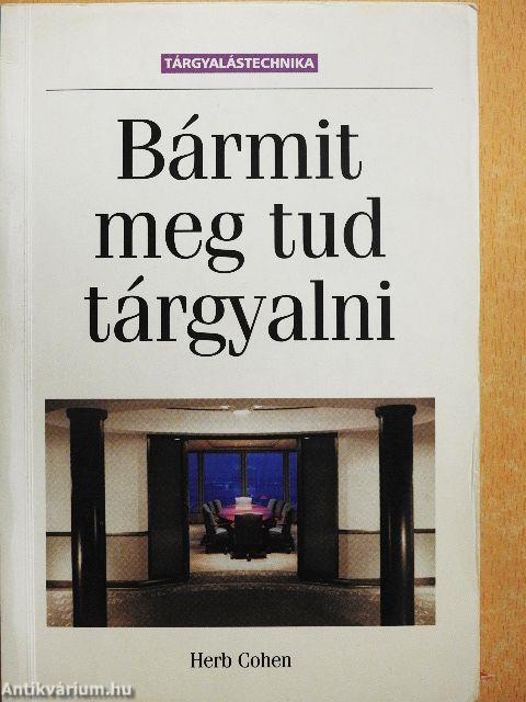 Bármit meg tud tárgyalni