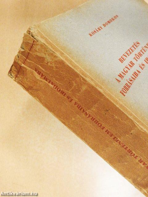 Bevezetés a magyar történelem forrásaiba és irodalmába II. 