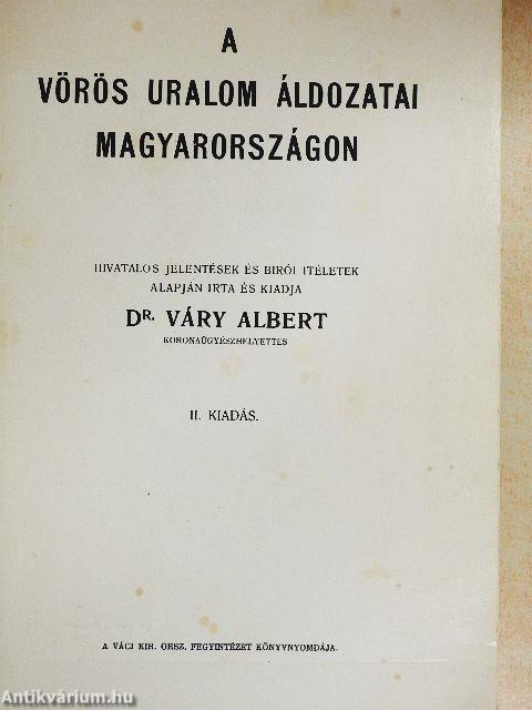 A vörös uralom áldozatai Magyarországon