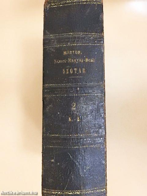 Német-magyar-deák szótár II.