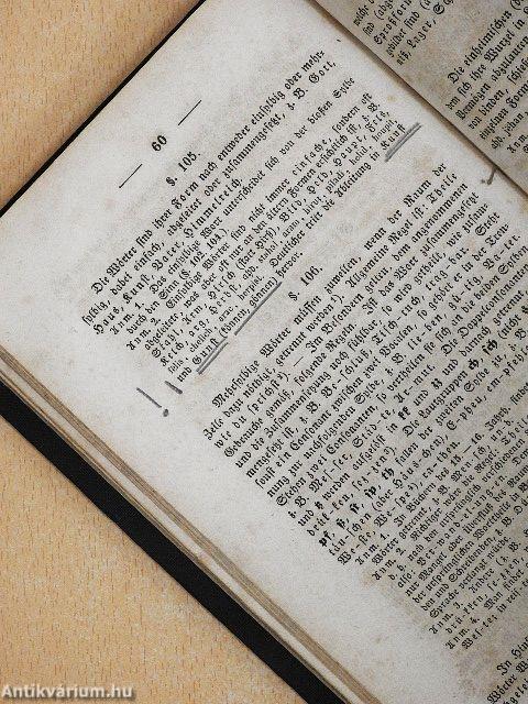 Grammatik Der Neuhochdeutschen Sprache Nach Jacob Grimms Deutscher Grammatik I/1-2. (gótbetűs)