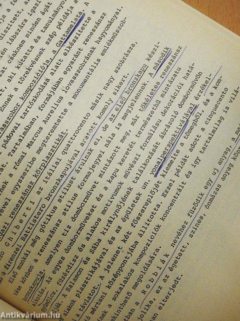 Művészettörténet I.