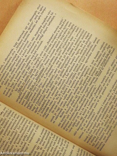 A magyar munkásmozgalom történetének válogatott dokumentumai I.