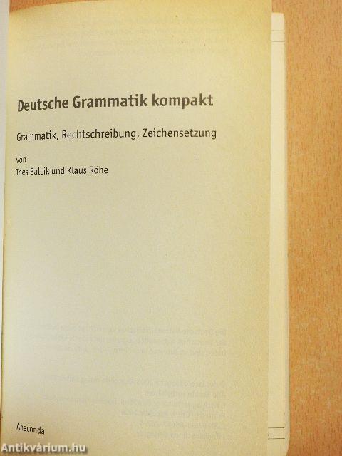 Deutsche Grammatik kompakt