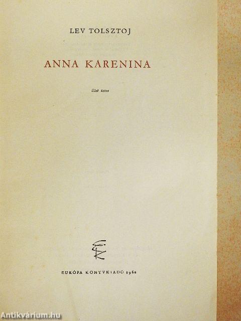 Anna Karenina I-II.
