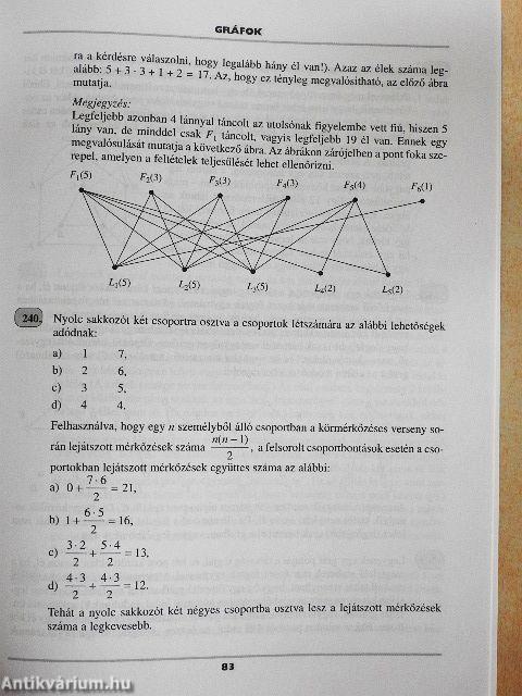Matematika megoldások I.