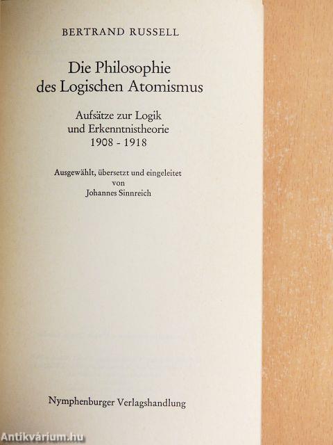 Die Philosophie des Logischen Atomismus