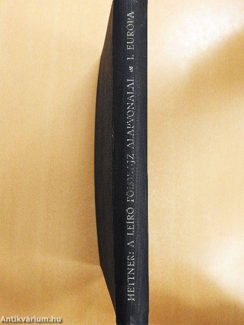 A leíró földrajz alapvonalai I.