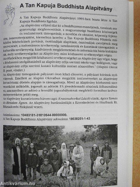 A Tan Kapuja Buddhista Egyház tájékoztatója 2006. nyár