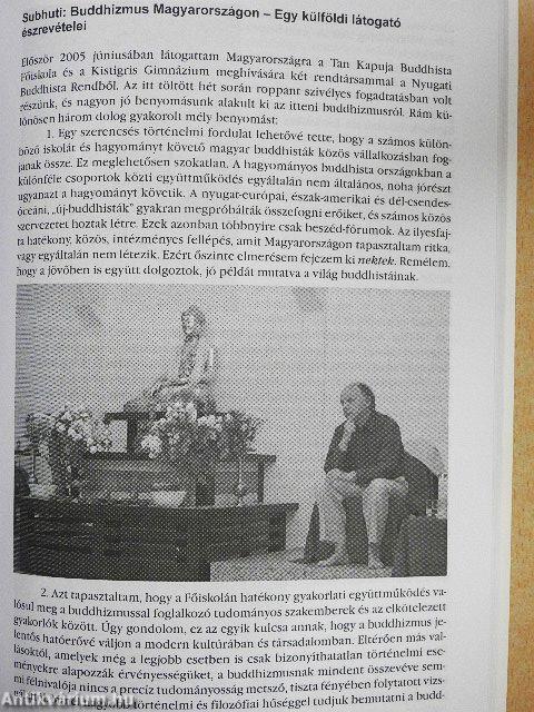 A Tan Kapuja Buddhista Egyház tájékoztatója 2006. nyár