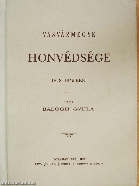 Vasvármegye honvédsége