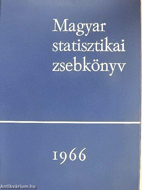 Magyar statisztikai zsebkönyv 1966.
