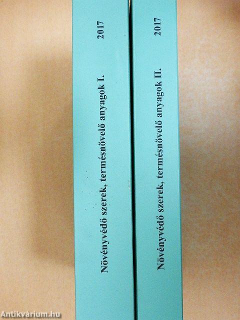 Növényvédő szerek, termésnövelő anyagok 2017. I-II.