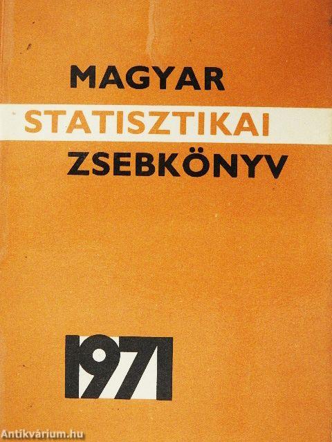 Magyar statisztikai zsebkönyv 1971.