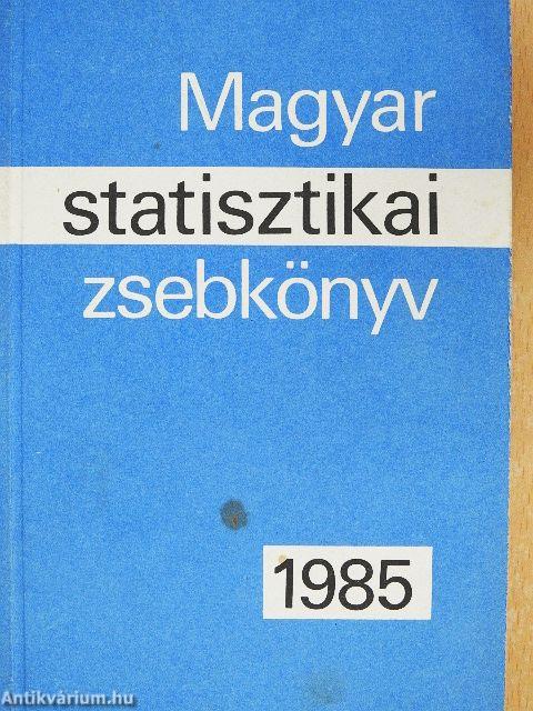 Magyar statisztikai zsebkönyv 1985.