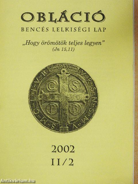 Obláció 2002. II/2