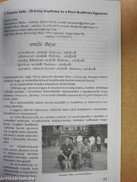 A Tan Kapuja Buddhista Egyház tájékoztatója 2006. tavasz