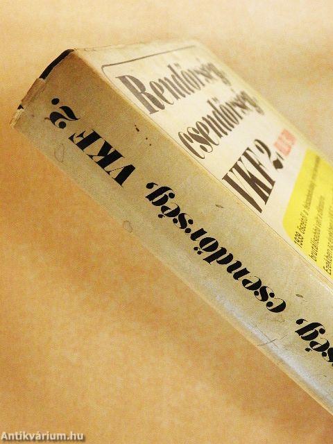 Rendőrség, csendőrség, VKF 2.