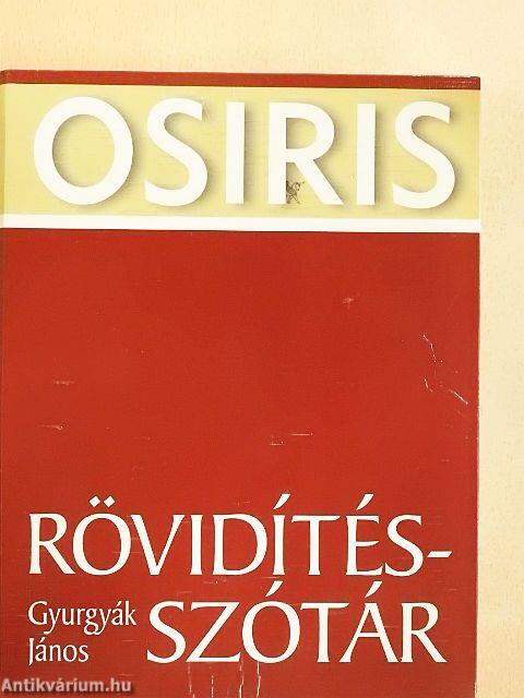 Rövidítésszótár