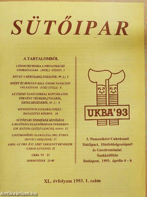 Sütőipar 1993/1.