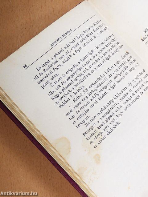 "35 kötet a Herczeg Ferenc válogatott munkáinak emlékkiadása sorozatból (nem teljes sorozat)"