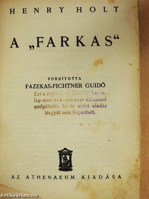 A "farkas"