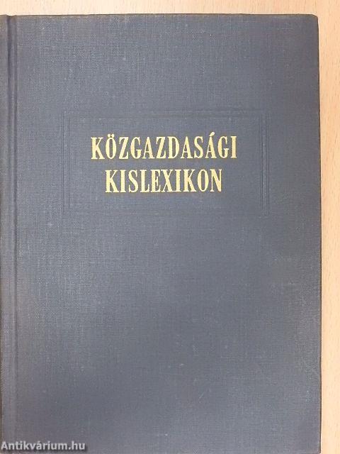 Közgazdasági Kislexikon