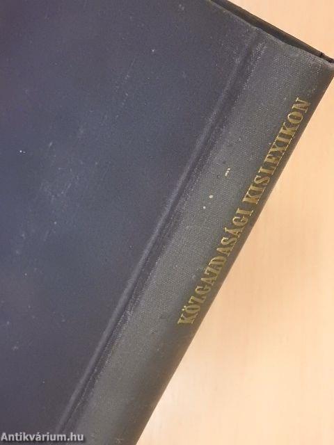 Közgazdasági Kislexikon