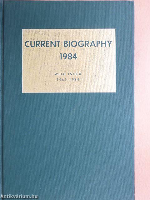 Current Biography Yearbook 1984