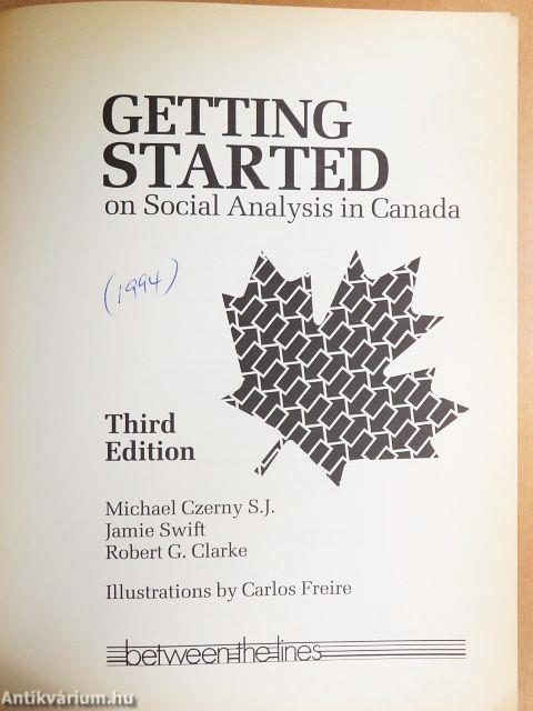 Getting Started on Social Analysis in Canada