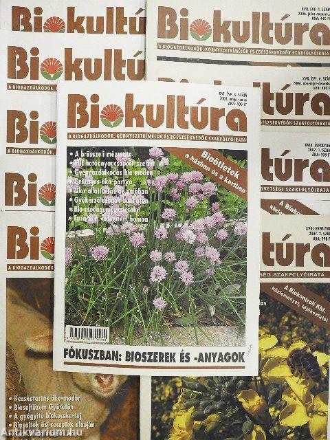Biokultúra 2005-2007. (vegyes számok) (10 db)