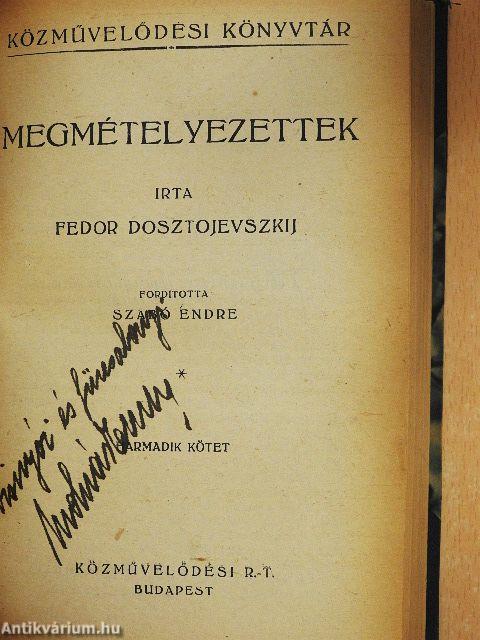 Megmételyezettek I-IV.