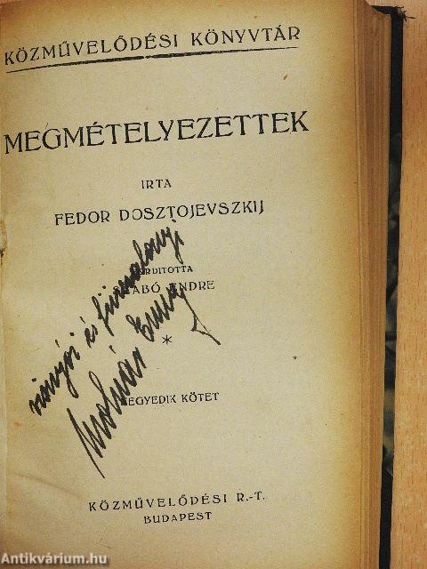 Megmételyezettek I-IV.