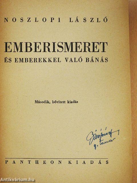 Emberismeret és emberekkel való bánás