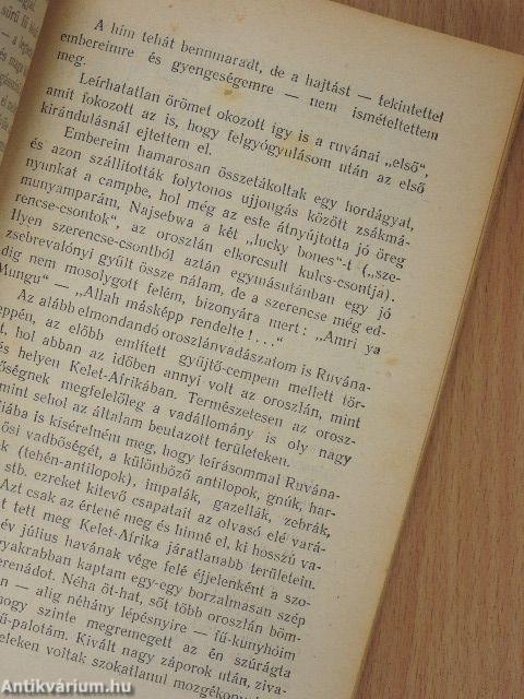 Vadászkalandok Afrikában