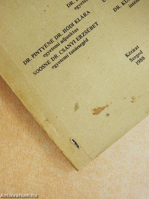 Gyógyszertechnológiai műveletek/Gyógyszerkészítmények középüzemi előállítása és ellenőrzése