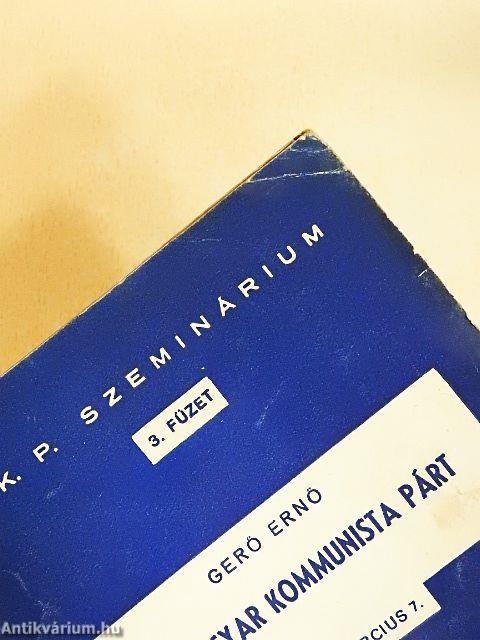 A Magyar Kommunista Párt