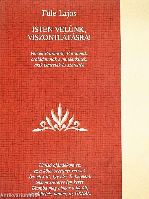 Isten velünk, viszontlátásra!