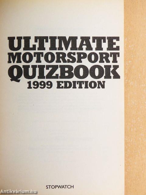 Ultimate Motosport Quizbook 1999 Edition