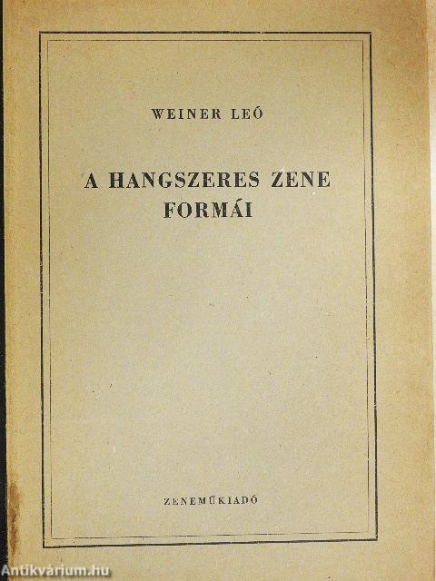 A hangszeres zene formái