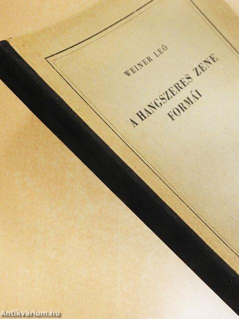 A hangszeres zene formái