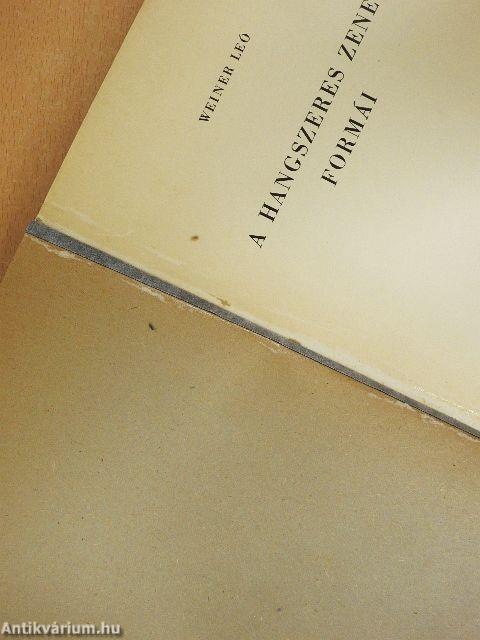 A hangszeres zene formái