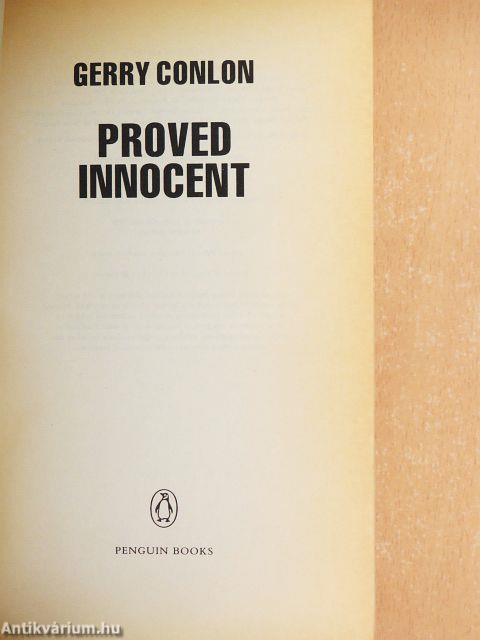 Proved Innocent