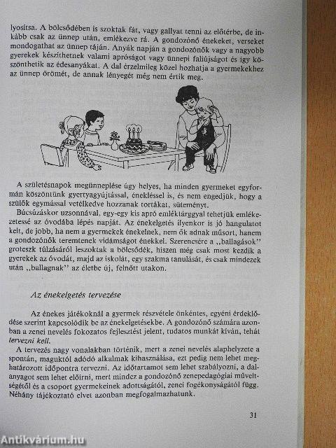 Ének a bölcsődében