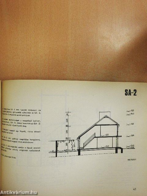 Ajánlott tervek, kísérleti épületek tervgyűjteménye 1975/2.