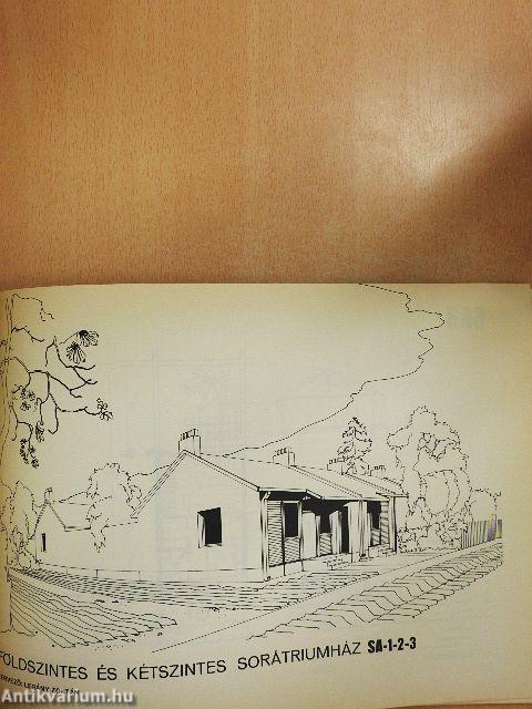 Ajánlott tervek, kísérleti épületek tervgyűjteménye 1975/2.